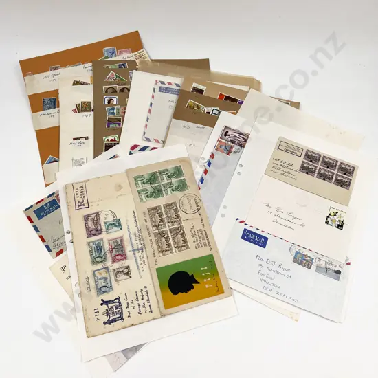 NZ Semi-Sorted Loose Mainly Mint Stamps - some blocks miniature sheets FDC's