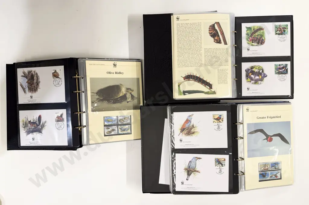 Eight WWF FDC World Albums Image 1++