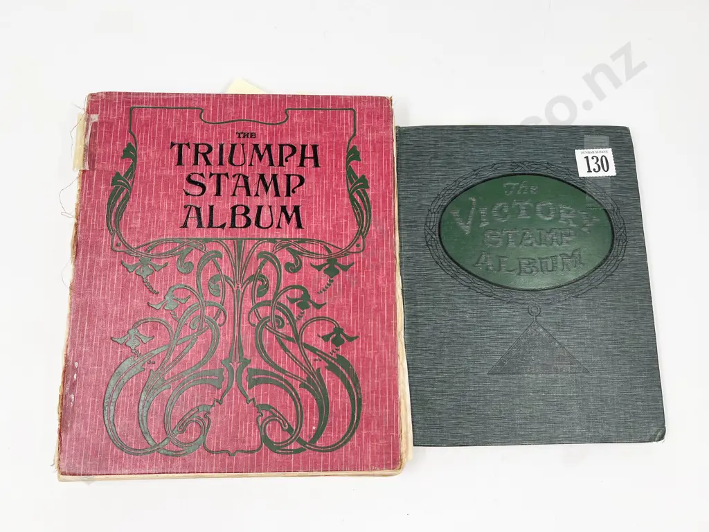 Two Vintage World Stamp Albums Image 1++