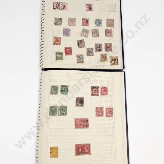 NZ and Canada Pre-decimal Single Stamp Albums