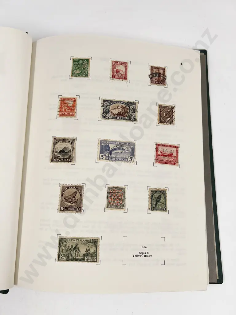 NZ Campbell Patterson (loose-leaf) Stamp Albums 1855-to Present Day (very incomplete) Image 1++
