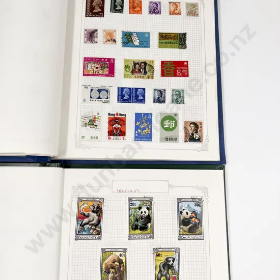 Two Modern Pictorial World Stamp Albums