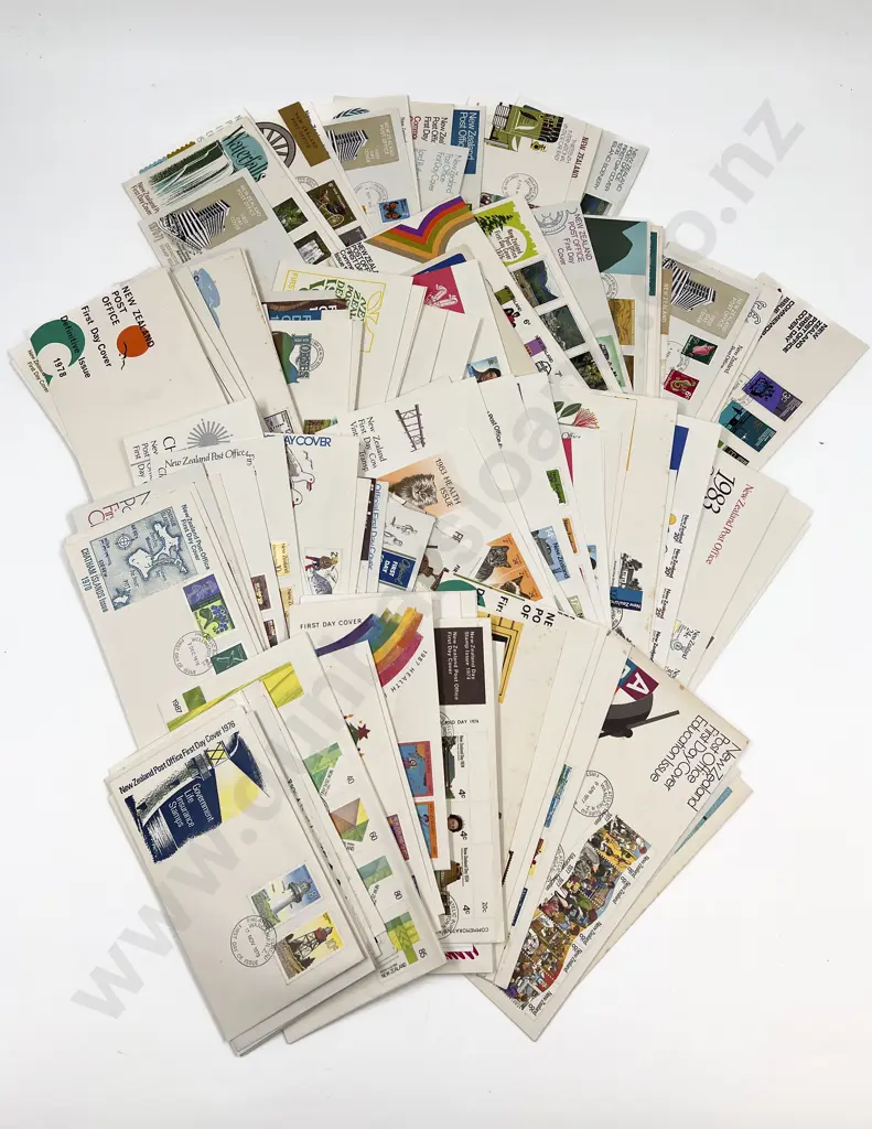 C1970-1980's Box Qty NZ Decimal FDC's Image 1++