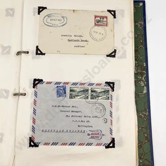 Album NZ Pre-decimal FDC's and Airmail Histories