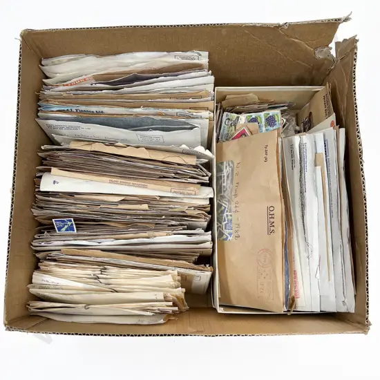 Large Qty NZ Pre and Decimal Envelope Sorted Stamps