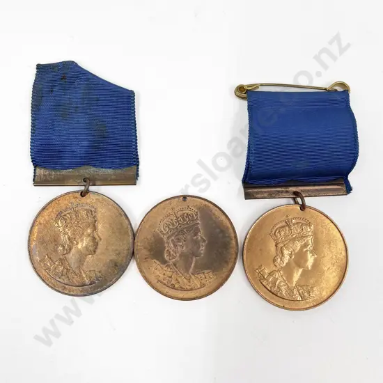 Three 1953-54 Royal Visit Medals
