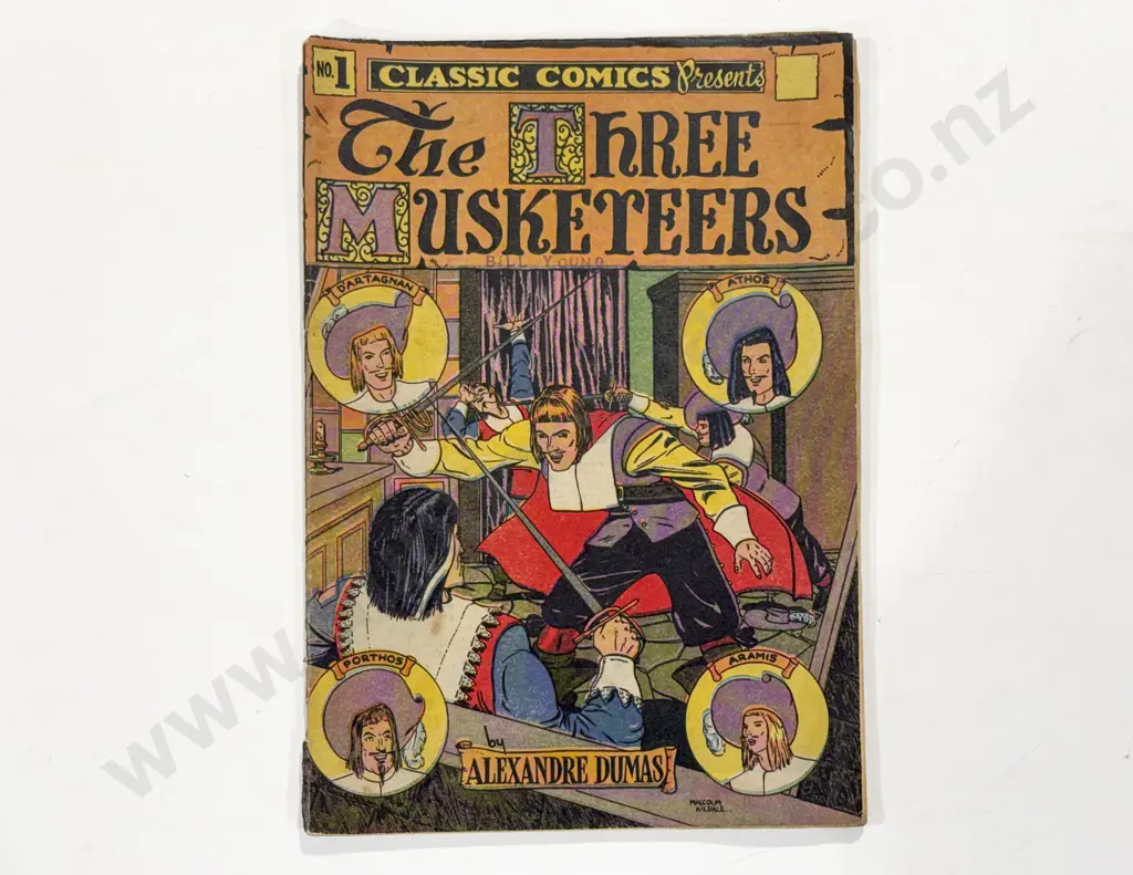 USA No1 Classic Comics The Three Musketeers Image 1++