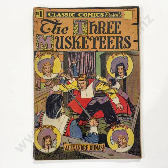 USA No1 Classic Comics The Three Musketeers