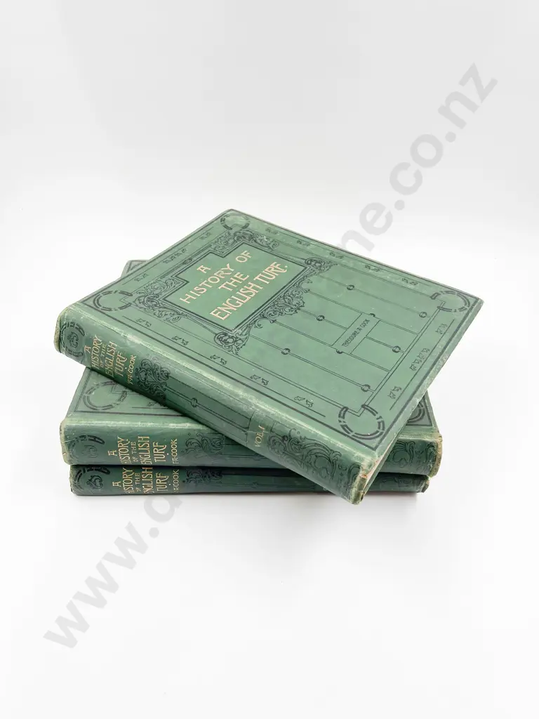 A History of the English Turf by T.A. Cook - Volumes 1 to 3 Image 1++