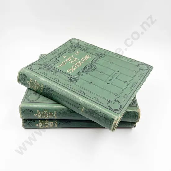 A History of the English Turf by T.A. Cook - Volumes 1 to 3