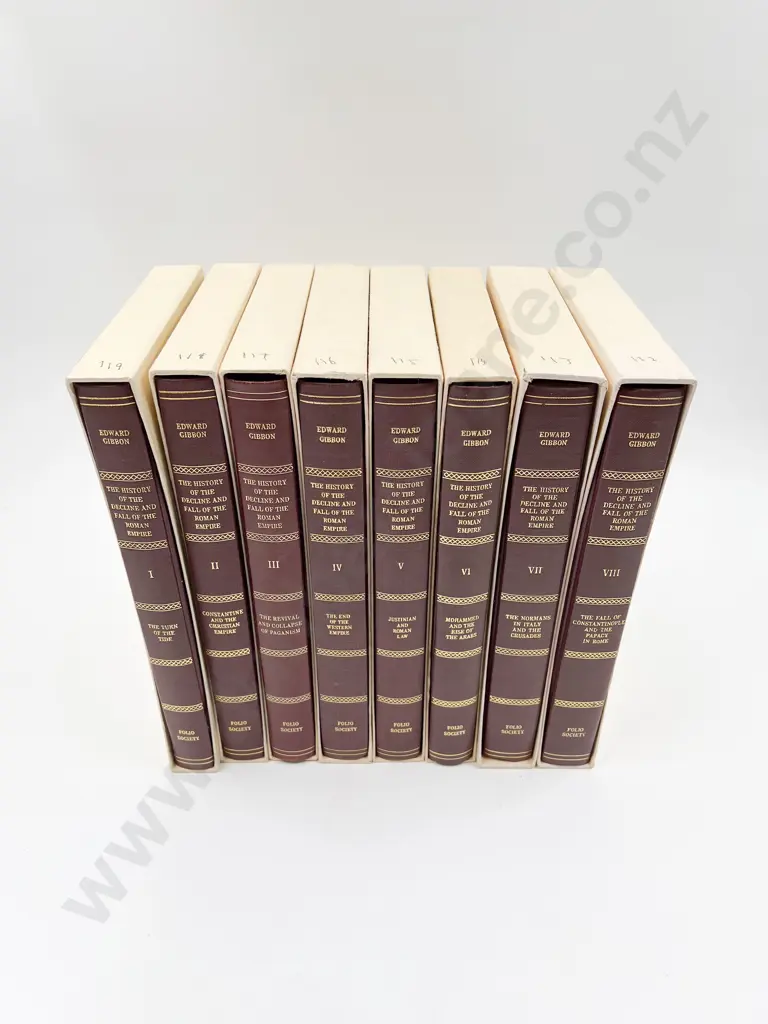Folio Society The History of the Decline & Fall of the Roman Empire (8 Volumes) Image 1++