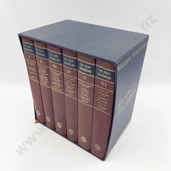 The Folio Shakespeare "The Complete Plays" (Six Volume Boxed Set)