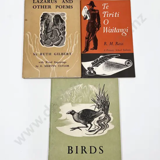 Three Assorted E. Mervyn Taylor Illustrated Volumes