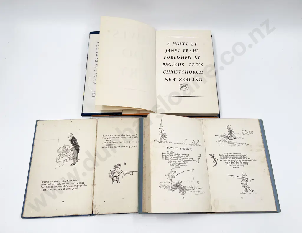 Owls Do Cry by Janet Frame & Two A.A. Milne Volumes Image 1++
