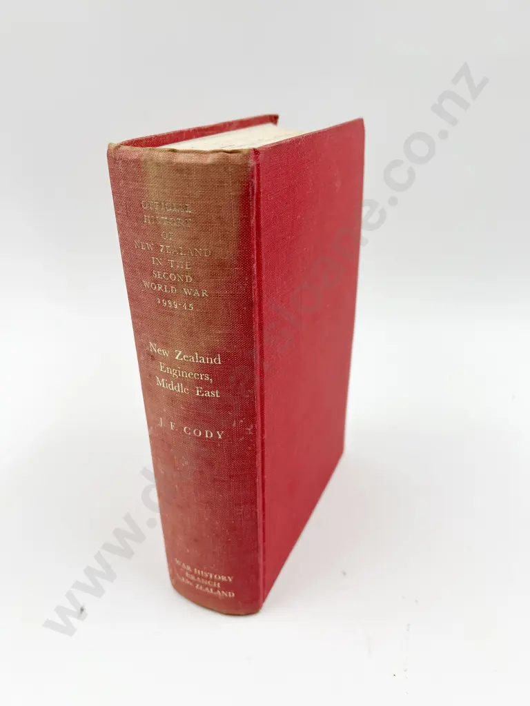 NZ Official History - New Zealand Engineers Middle East by J.F. Cody Image 1++