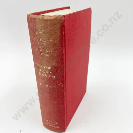 NZ Official History - New Zealand Engineers Middle East by J.F. Cody