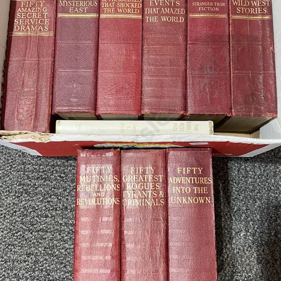 Nine Volumes - Each 50 Greats Events & People