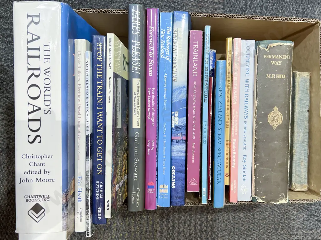 Box Quantity of Assorted NZ Railway Reference Volumes Image 1++