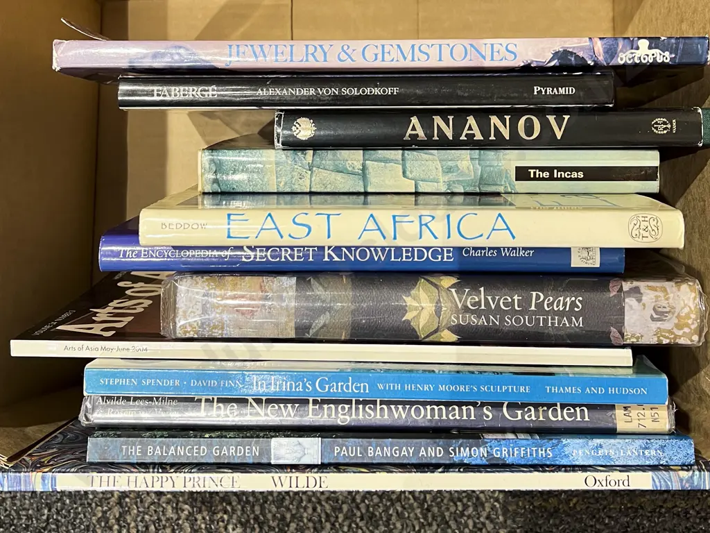 Box Quantity of Assorted Books incl Jewellery Reference Image 1++