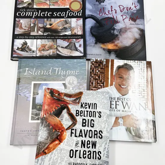 Five Assorted Cuisine Reference Books