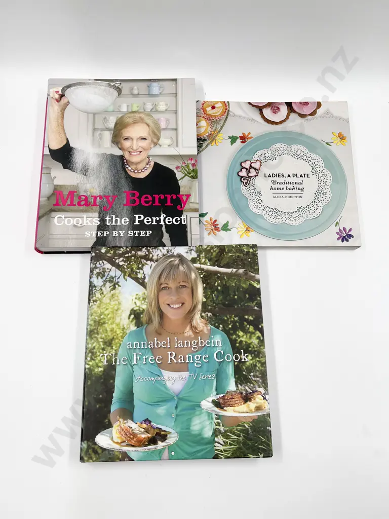 Three Assorted Baking Reference Books Image 1++