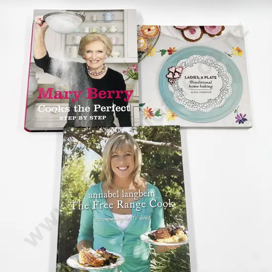 Three Assorted Baking Reference Books