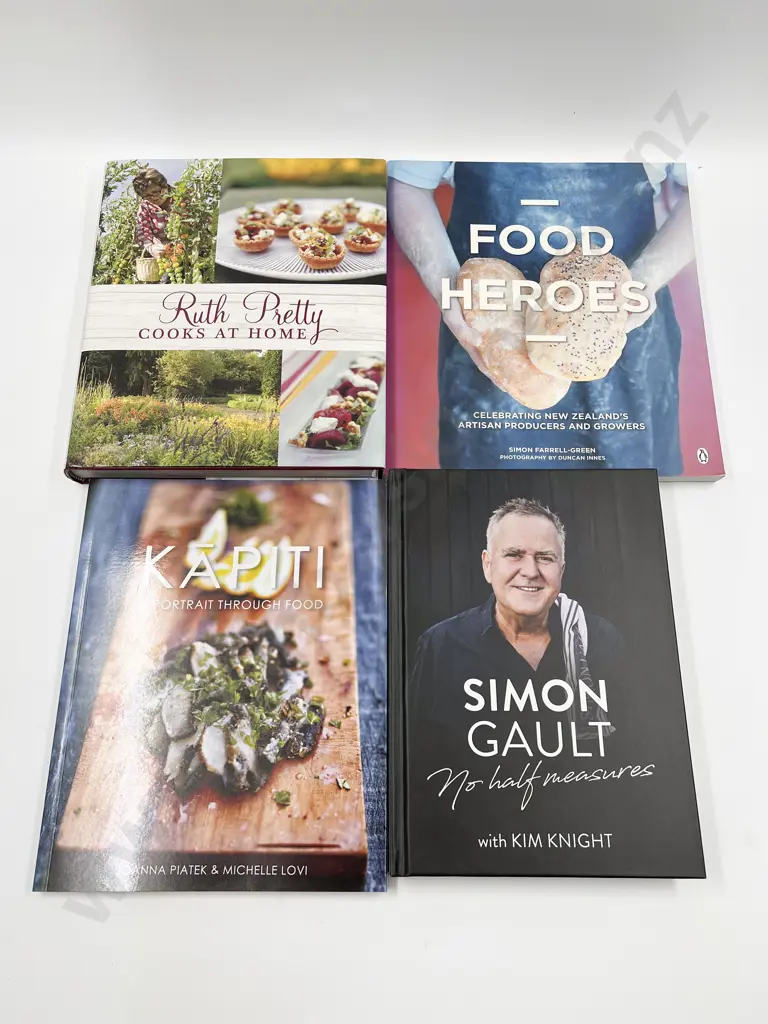 Four Assorted Cuisine Reference Books Image 1++