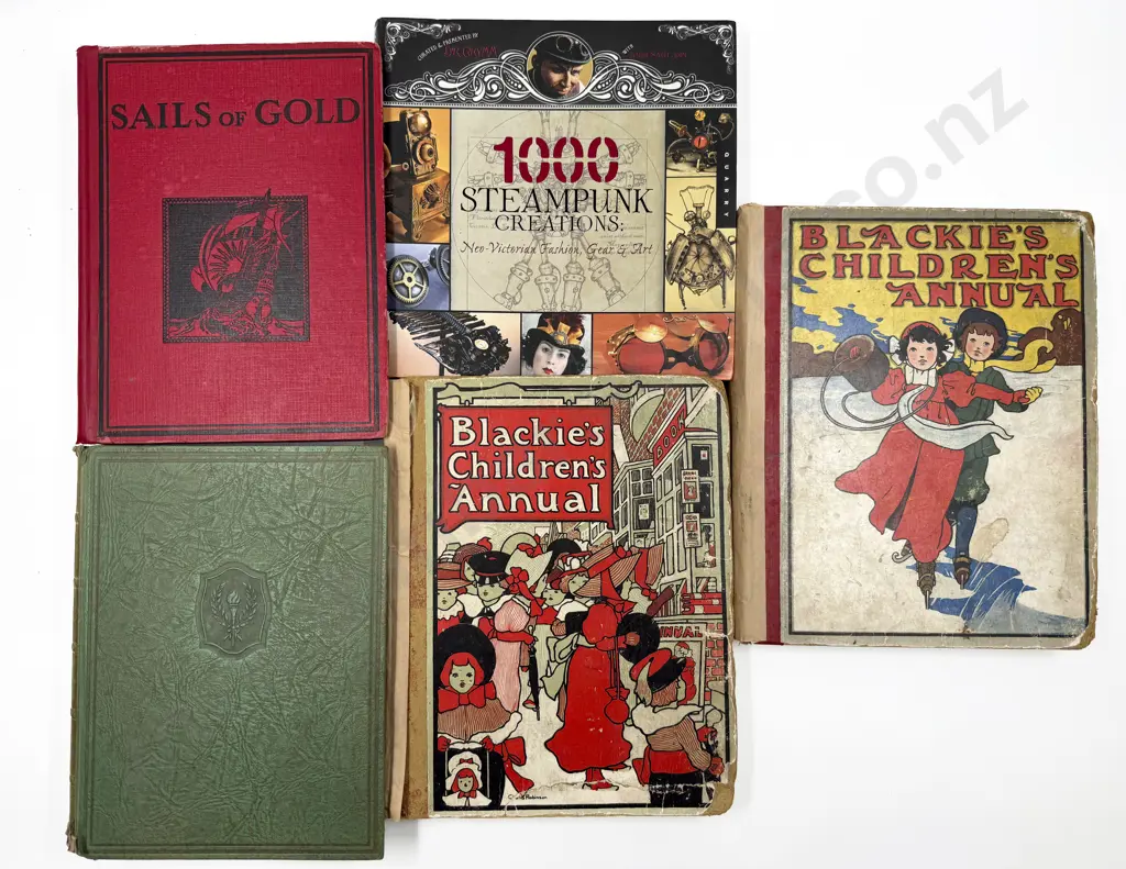 Box Quantity of Assorted Books incl Children's Annuals Image 1++