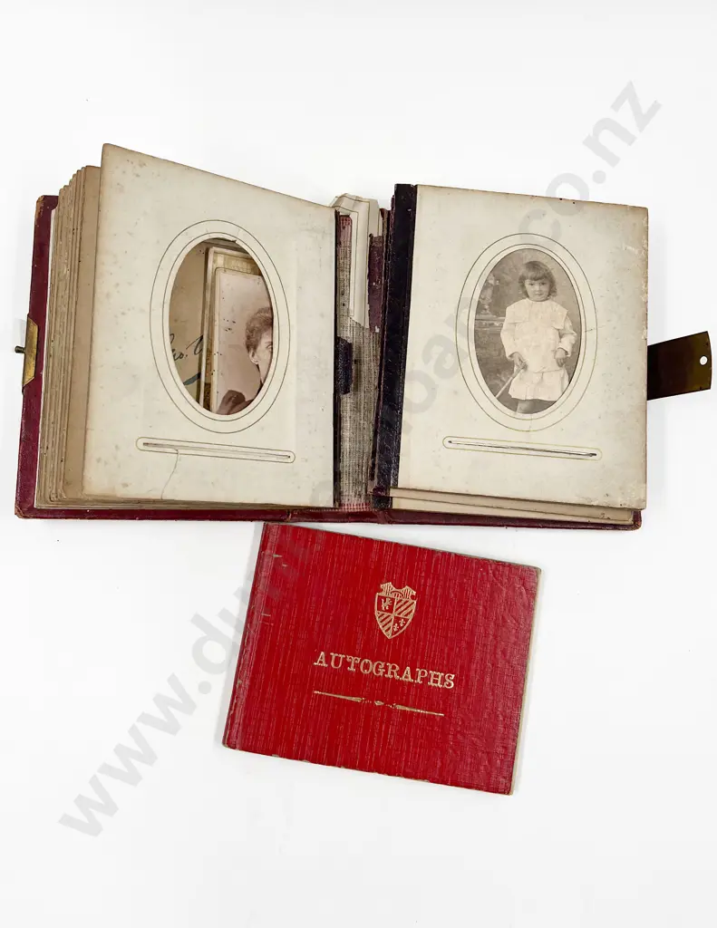 Vintage Photograph Album & Autograph Album Image 1++