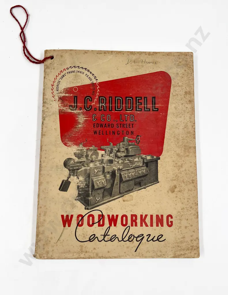 J.C. Riddle - Woodworking Catalogue Image 1++