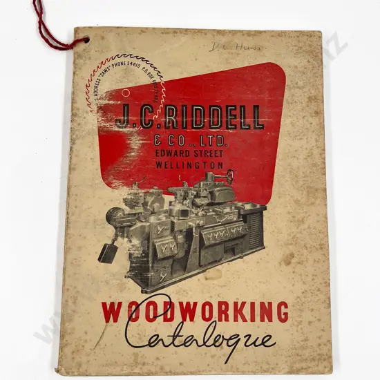 J.C. Riddle - Woodworking Catalogue