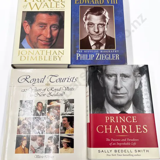 Four Assorted Royalty Reference Volumes/Biographies