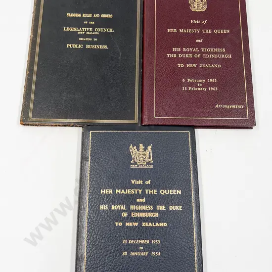 Two Royal Visit Arrangement Itineraries together with Other