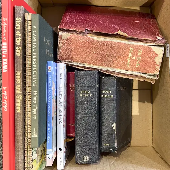 Box of Assorted Books