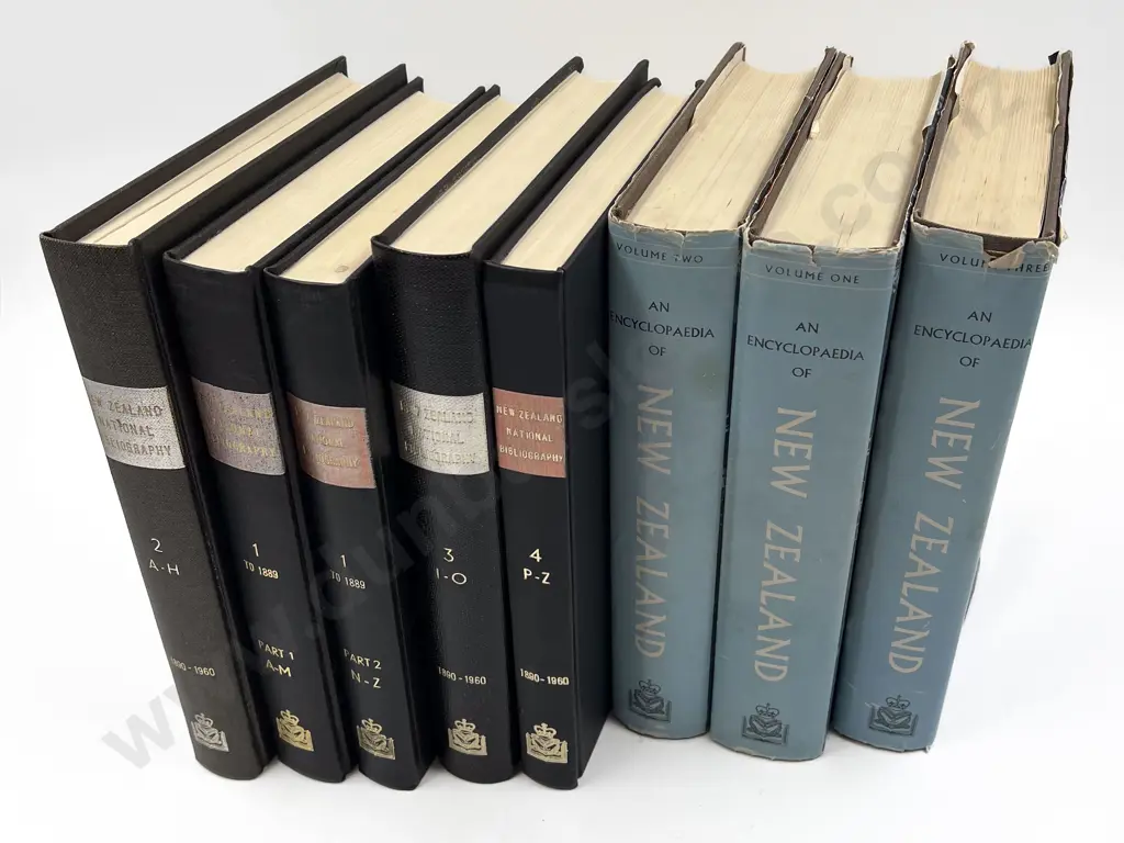 Encyclopedia of New Zealand - Volume One to Three together with Others Image 1++