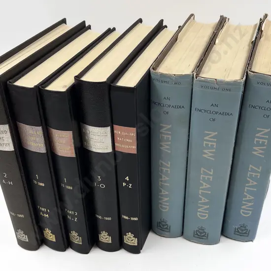 Encyclopedia of New Zealand - Volume One to Three together with Others