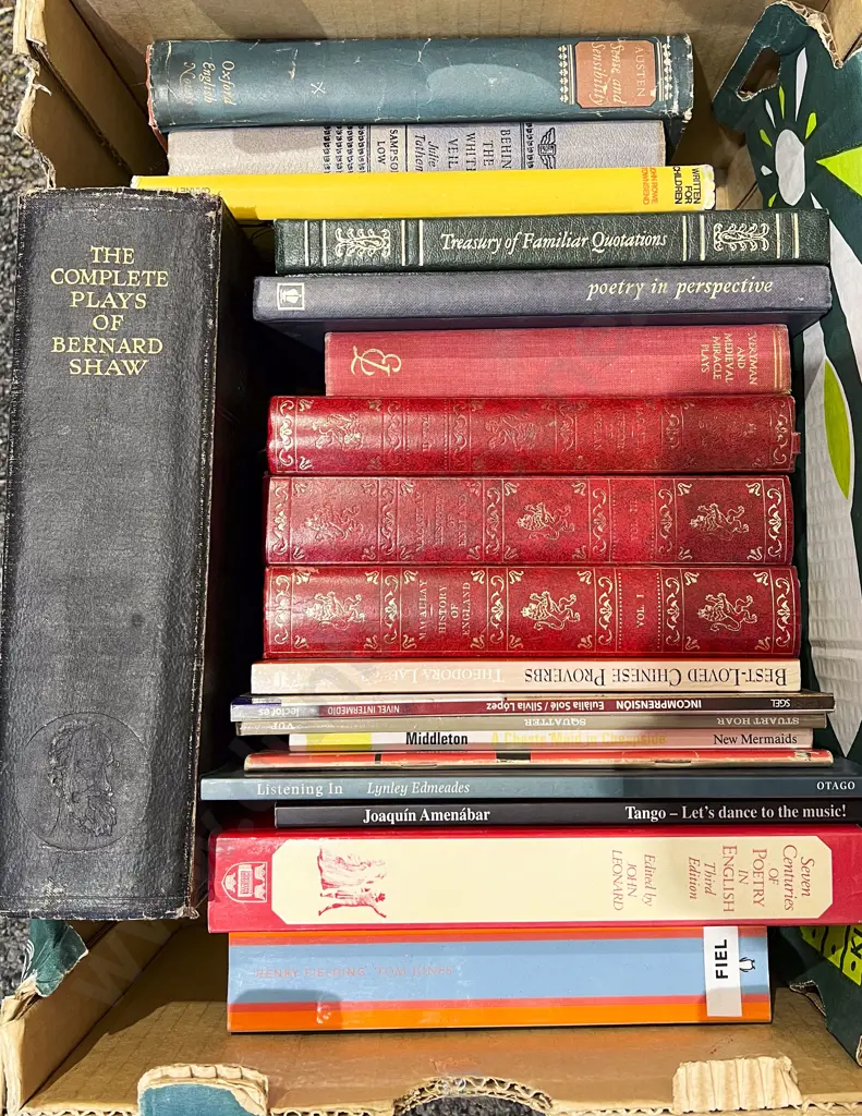 Box Quantity of Assorted Literary & Poetical References Image 1++
