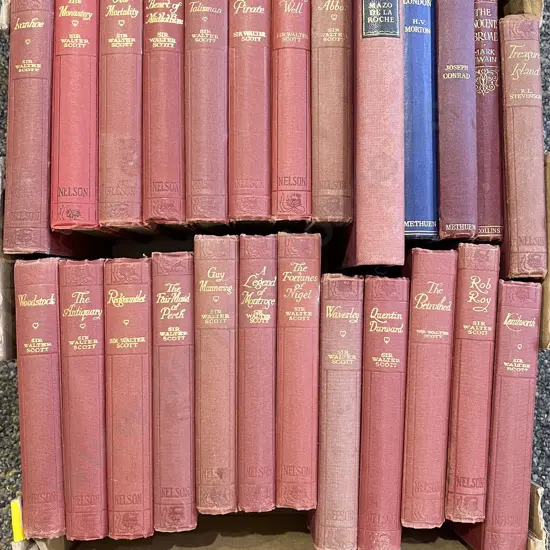 Collection of Assorted Sir Walter Scott Volumes etc