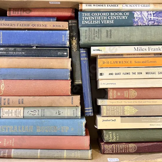 Box of Assorted Books