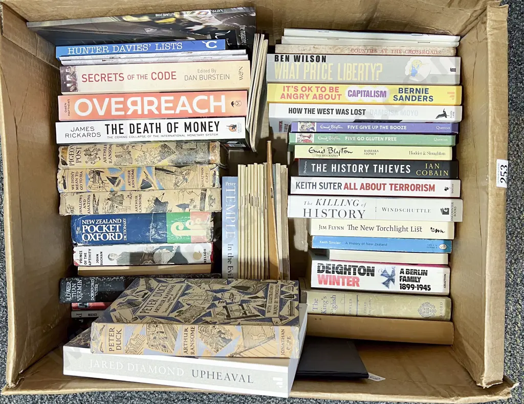 Box Quantity of Assorted Books Image 1++