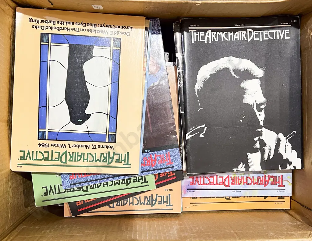 Various Volumes of The Armchair Detective Image 1++