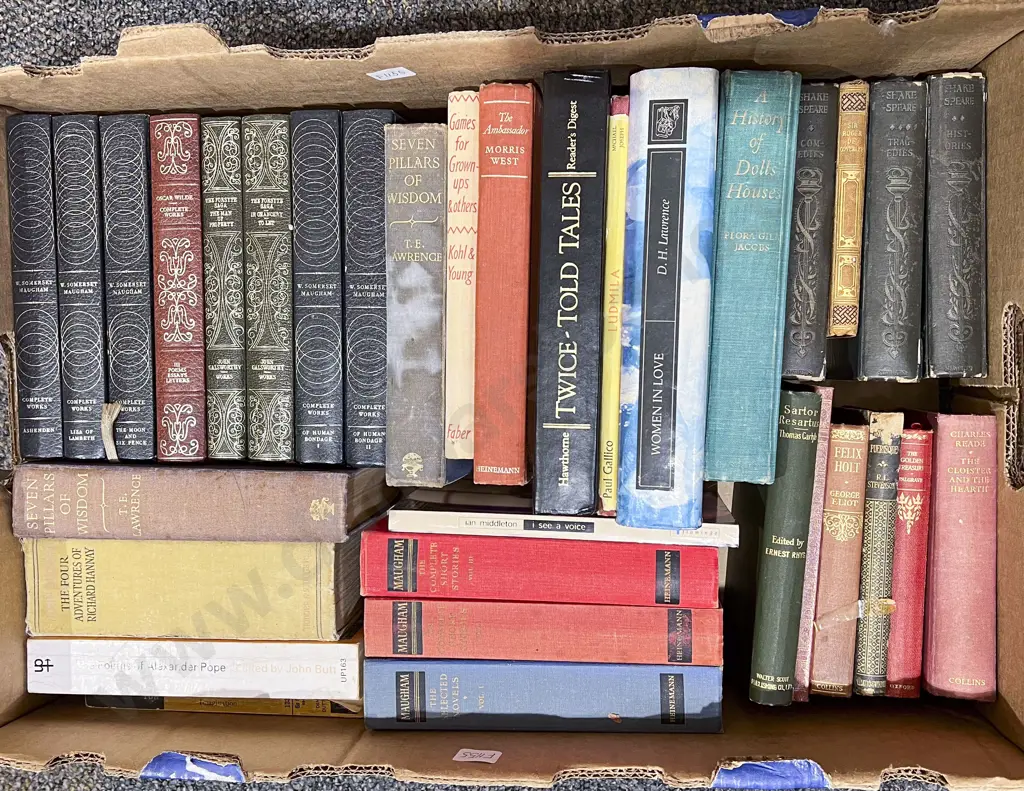 Box Quantity of Assorted Books Image 1++