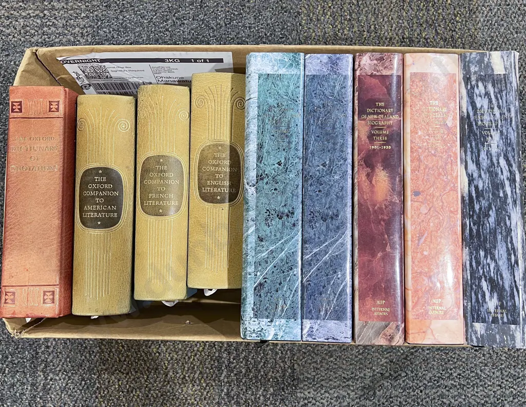 The Dictionary of NZ Biography - Volumes One to Five (1-5) & Others Image 1++