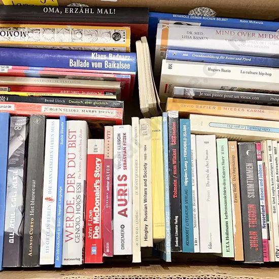 Box Quantity of Assorted Books