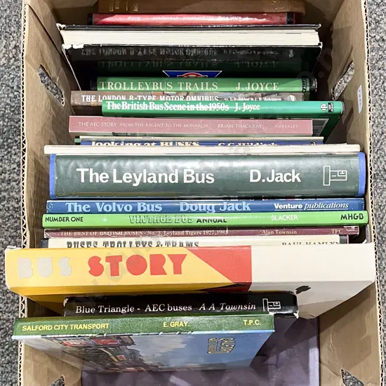 Box Quantity of Assorted Bus & Other Vehicle Reference Books