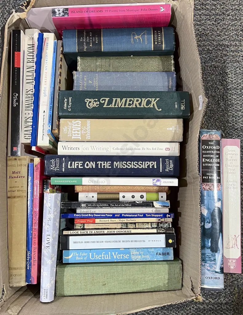 Box Quantity of Assorted Literary Reference Image 1++