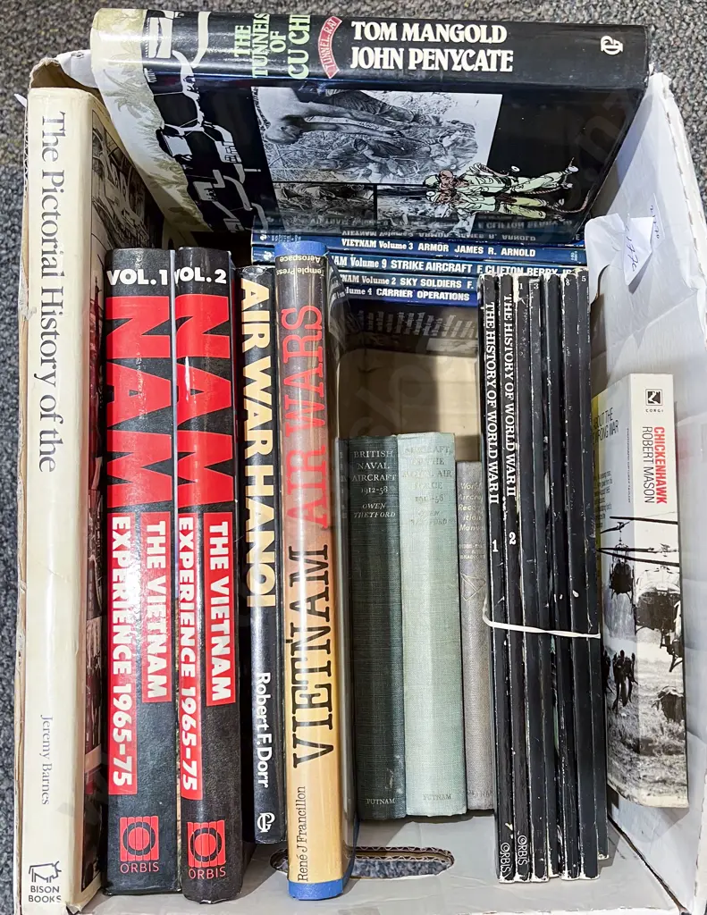 Box of Assorted Military Reference Books Image 1++