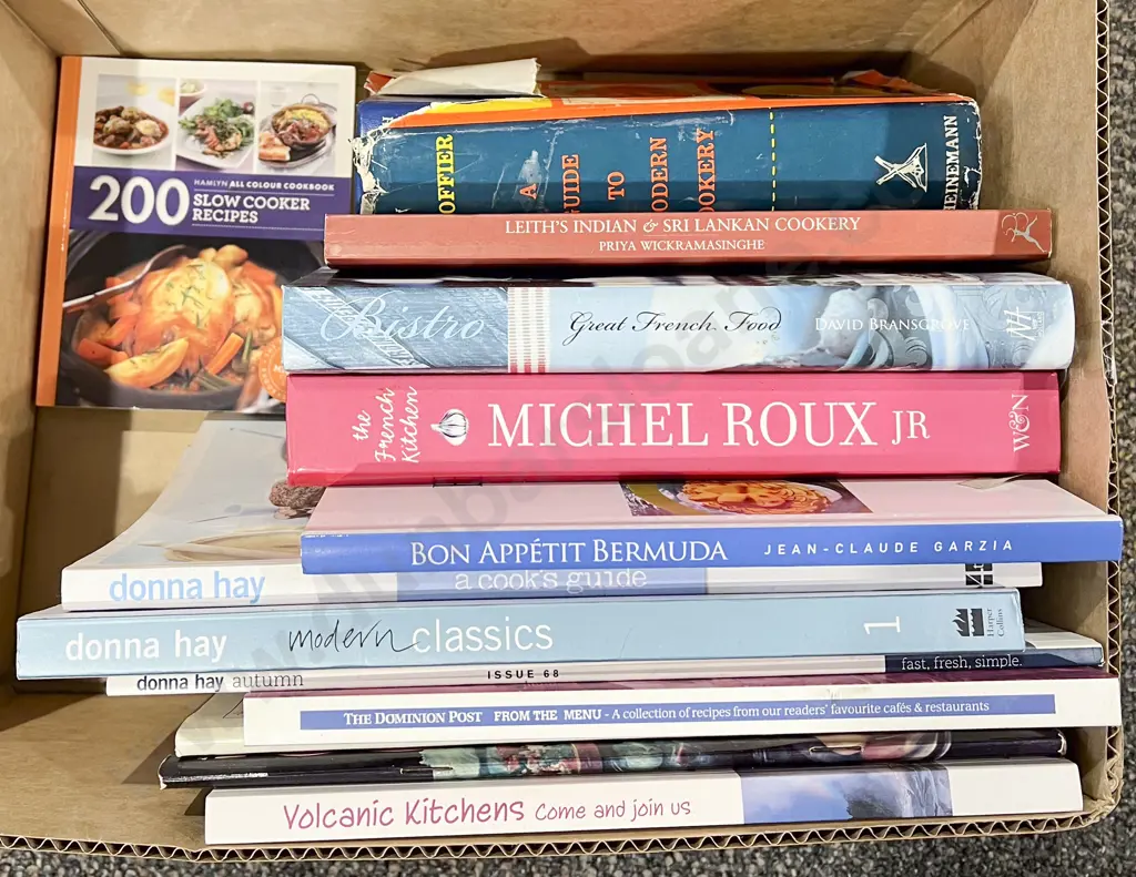 Box of Assorted Cook Books Image 1++