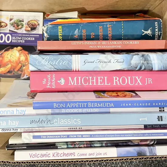 Box of Assorted Cook Books