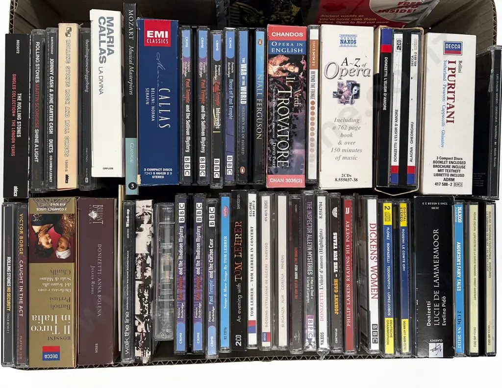 Box of Assorted CDs Image 1++